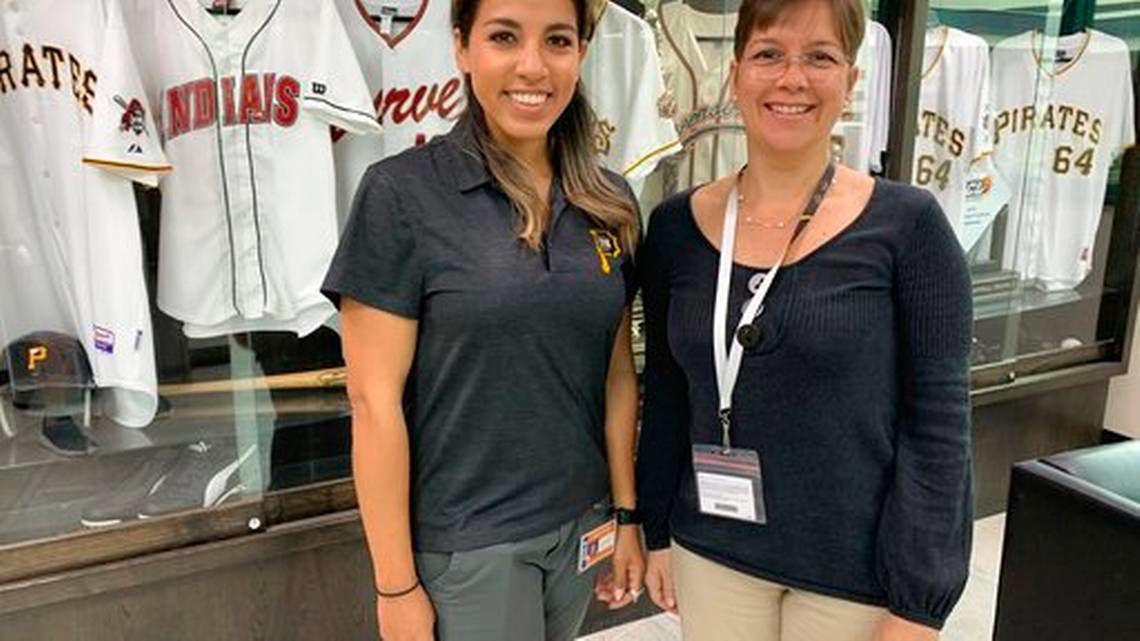 Astrid DeGruchy, left, and Mayu Fielding pose for a picture earlier this month at Pirate City in Bradenton, Fla. DeGruchy is an international scouting assistant. Fielding works as the Pirates' education coordinator. Pittsburgh Post-Gazette via AP Jason Mackey Read more here: https://www.modbee.com/news/business/article241462511.html#storylink=cpy